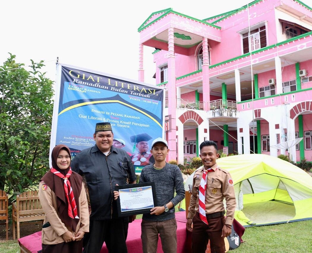 Pramuka Undhari Menggelar Giat Literasi, Ramadan Bulan Tarbiah