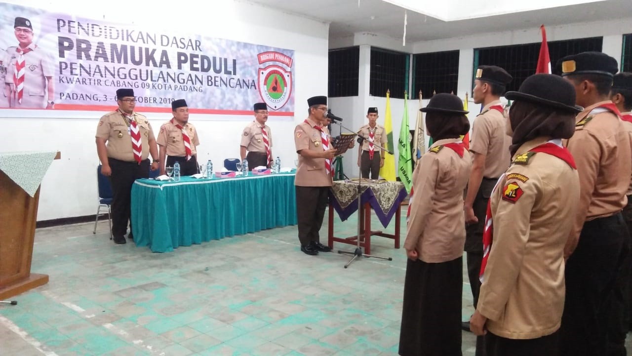 Diksar Pramuka Peduli Kwarcab 09 Kota Padang