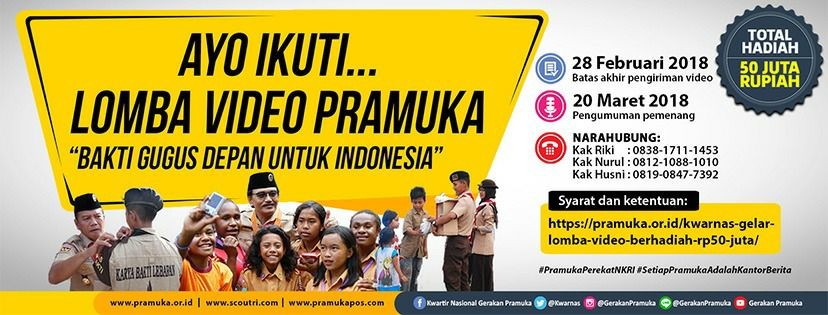 Ikut Lomba Video Pramuka? Ingat Hal Penting ini